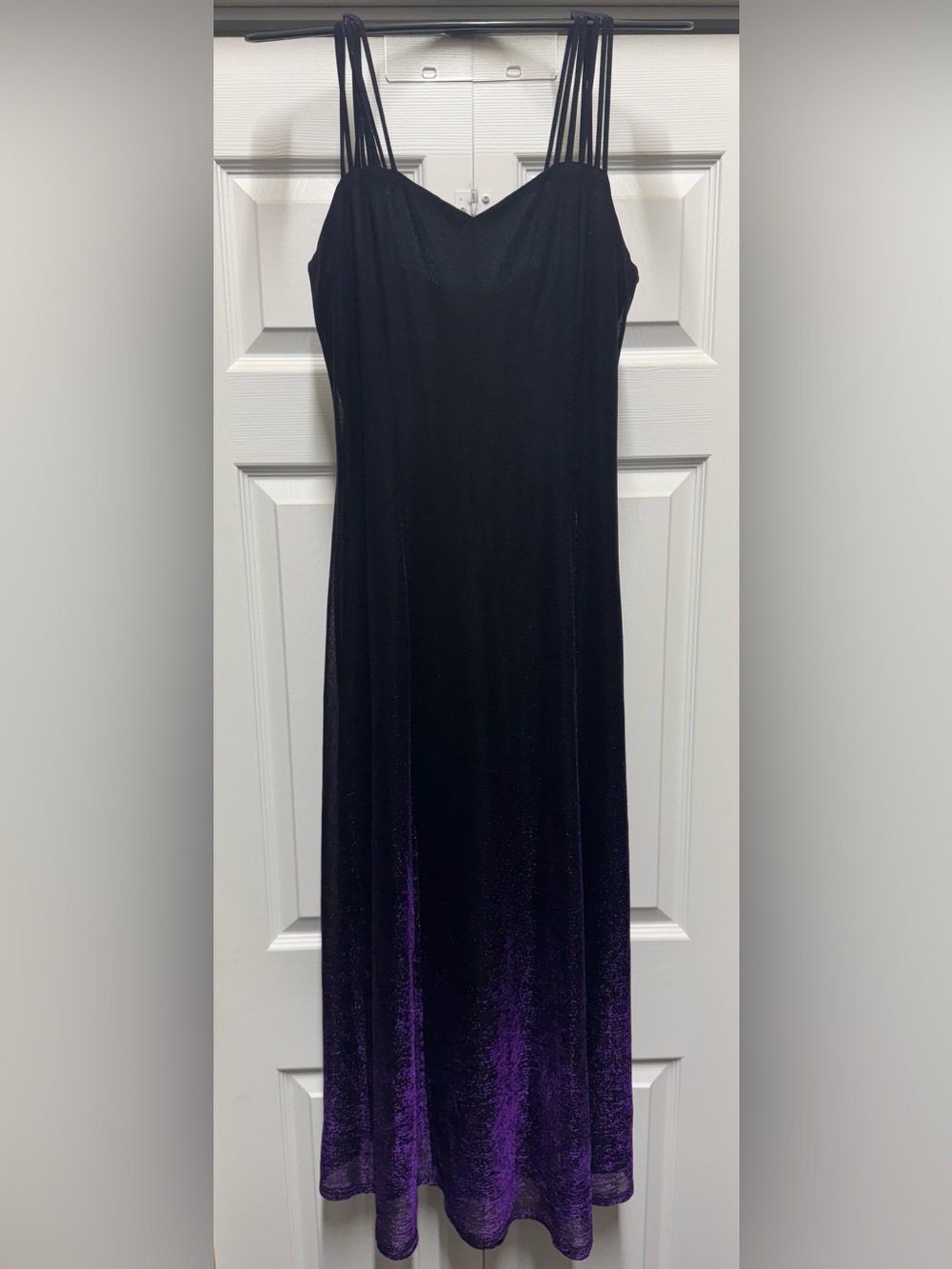 I.N. Studio Purple Iridescent Maxi Dress